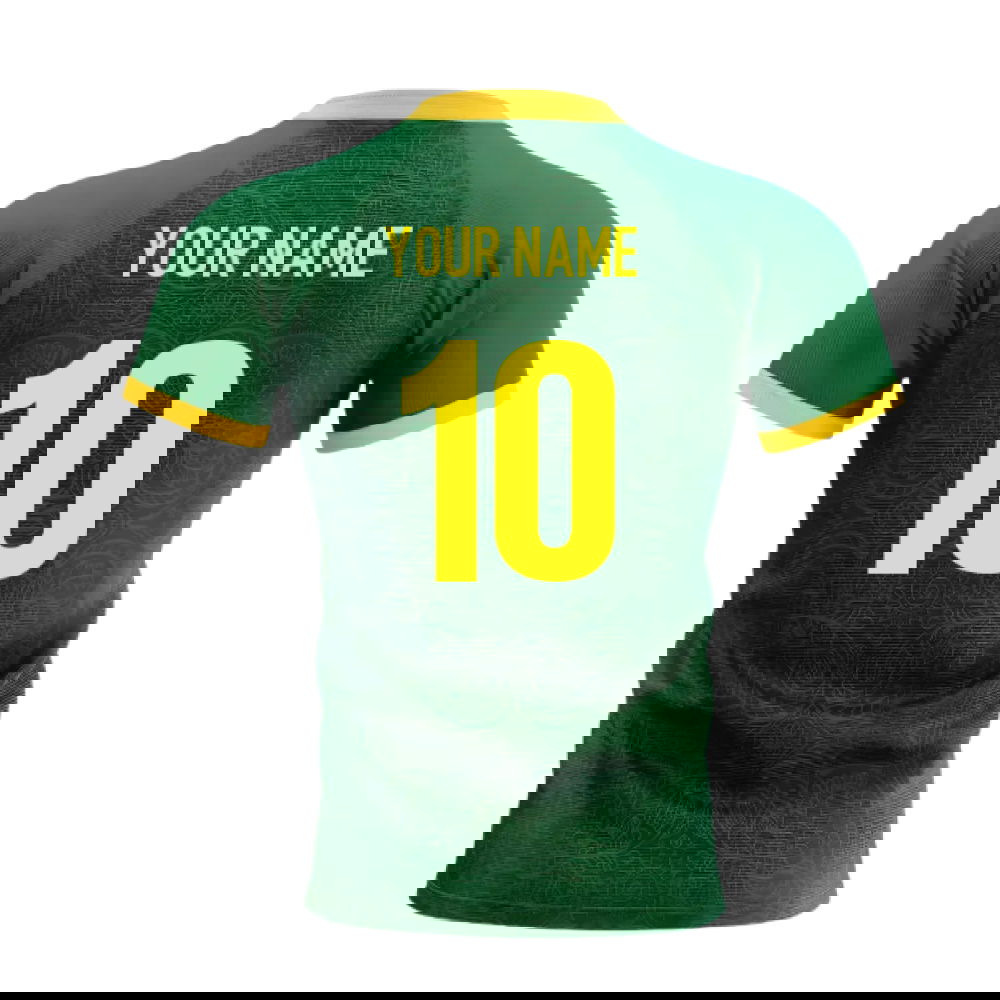  2025-2026 Springboks South Africa Home Rugby Shirt Baby (Your Name)