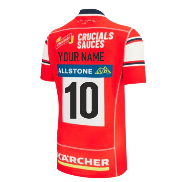 2026 Gloucester Rugby 4Ed Replica Home Shirt (Your Name)