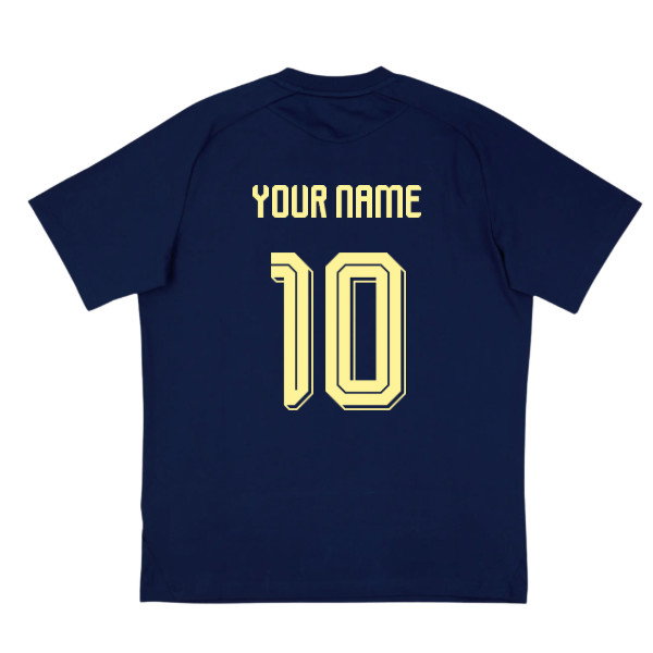 2026-2027 Sweden Tiro Tech Tee (Navy) (Your Name)