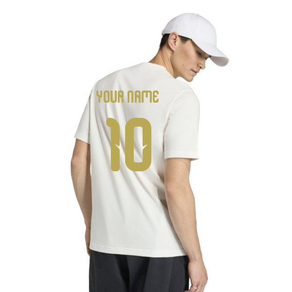 FIFA World Cup 2026 Official Emblem T-Shirt (White) (Your Name)