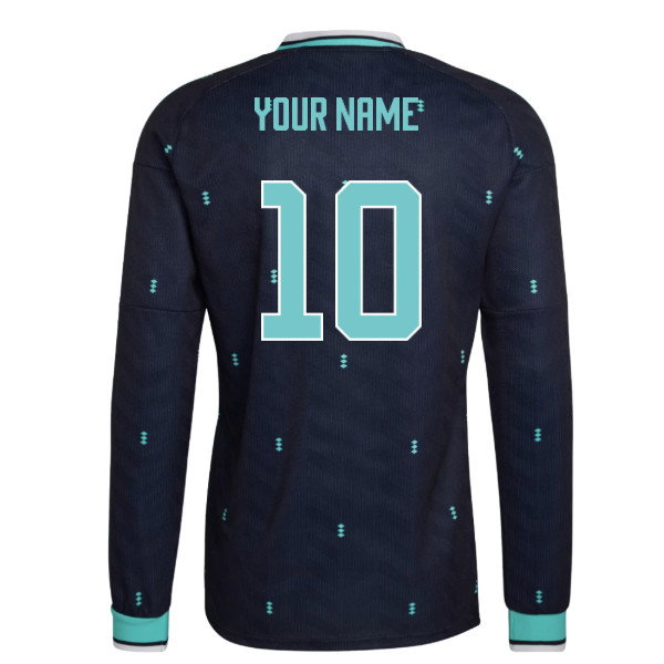 2026-2027 Germany Long Sleeves Away Shirt (Your Name)
