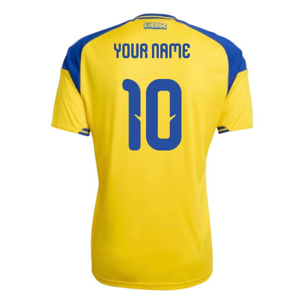 2026-2027 Sweden Home Shirt (Your Name)