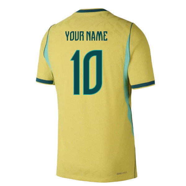 2026-2027 Brazil Authentic Aero-Fit Match Home Shirt (Your Name)