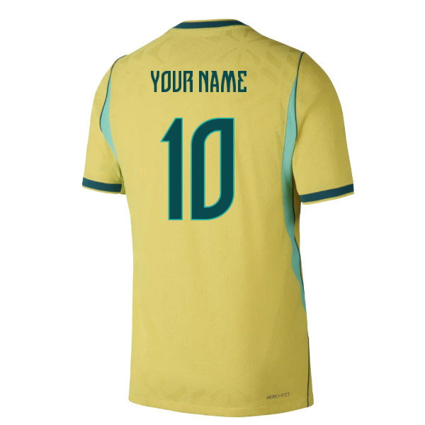 2026-2027 Brazil Authentic Aero-Fit Match Home Shirt (Your Name)