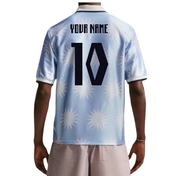 2026-2027 Uruguay Dri-Fit Energy Shirt (Blue) (Your Name)