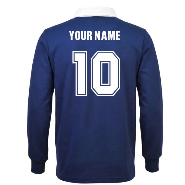 Scotland 1980's Vintage Kids Rugby Shirt (Your Name)