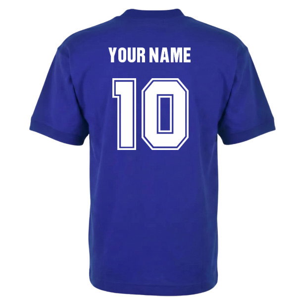 Italy 1970 World Cup Final Kids Retro Football Shirt (Your Name)