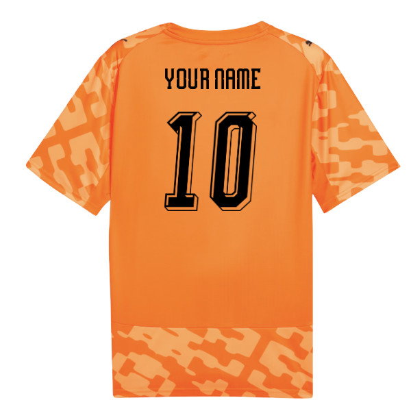2026-2027 Senegal Goalkeeper Shirt (Vermillion-Orange Glo) (Your Name)