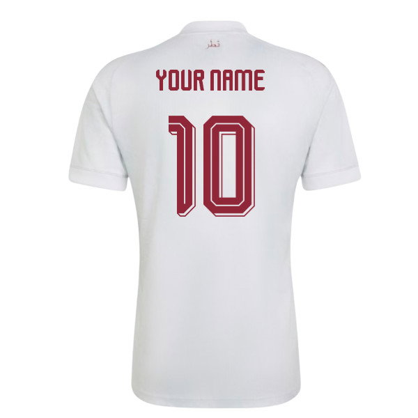 2026-2027 Qatar Away Shirt (Your Name)