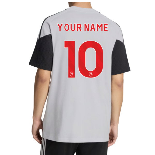 2026-2027 Liverpool Training Tee (Dash Grey) (Your Name)
