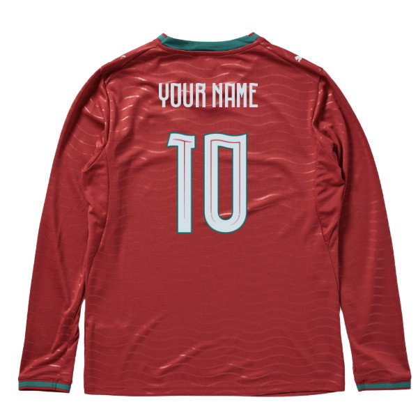 2026-2027 Portugal Long Sleeves Home Shirt (Your Name)