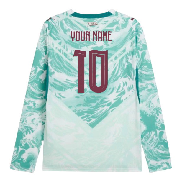 2026-2027 Portugal Long Sleeves Away Shirt (Your Name)