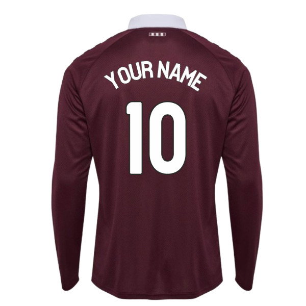 2026-2027 Hearts Long Sleeve Home Shirt (Your Name)