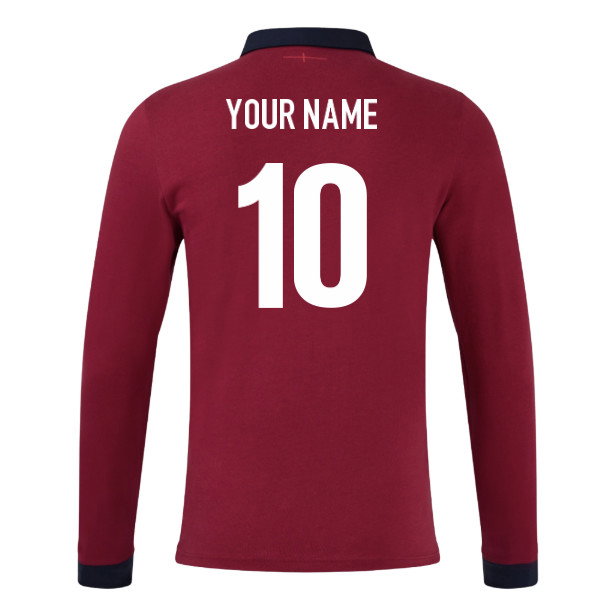2024-2025 England Rugby Alternate LS Classic Jersey (Your Name)