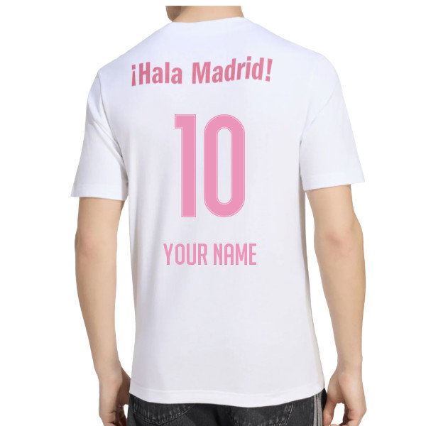 2026-2027 Real Madrid SZN Graphic Tee (White) (Your Name)