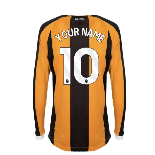 2026-2027 Hull City Long Sleeve Home Shirt (Your Name)