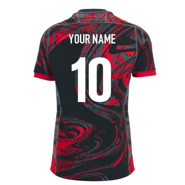 2026-2027 Gloucester Rugby Training Shirt (Black) (Your Name)