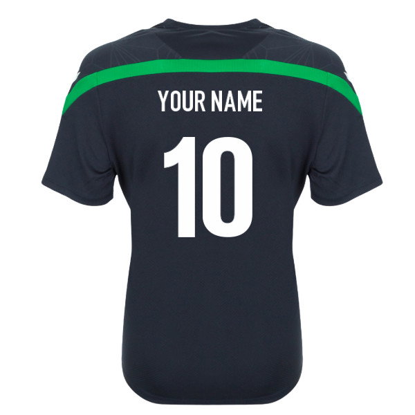 2026-2027 Northampton Saints Poly Training Shirt (Black) (Your Name)
