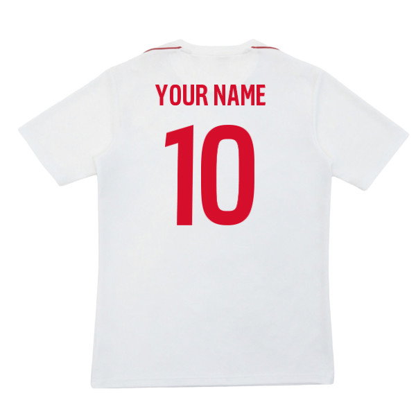 2026-2027 AS Monaco Pre Match Shirt (White) (Your Name)