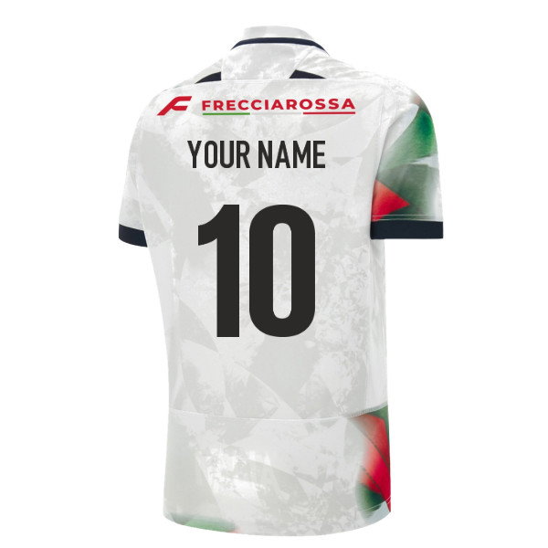 2026-2027 Italy Rugby Poly Away Shirt (Your Name)