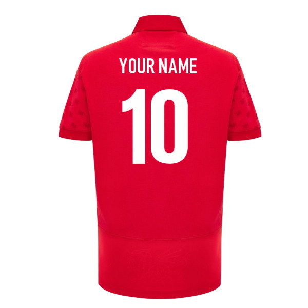 2026-2027 Wales WRU Rugby Cotton Home Shirt (Kids) (Your Name)