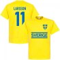 Sweden Larsson Team T-shirt - Yellow