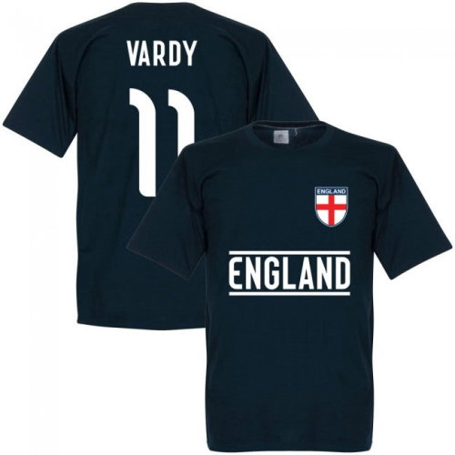England Vardy Team T-Shirt - Navy