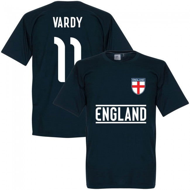 England Vardy Team T-Shirt - Navy