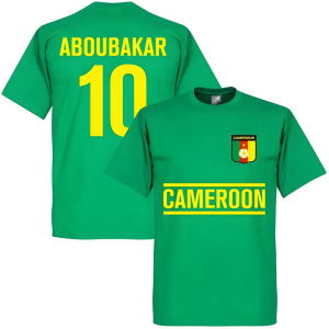 Cameroon Aboubakar 10 Team T-Shirt - Green