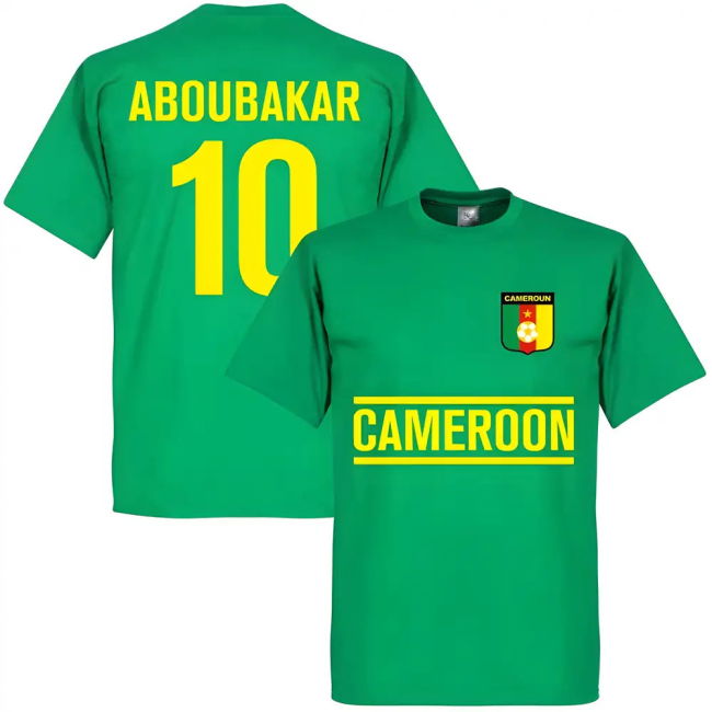 Cameroon Aboubakar 10 Team T-Shirt - Green