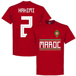 Morocco Hakimi Team T-Shirt - Red