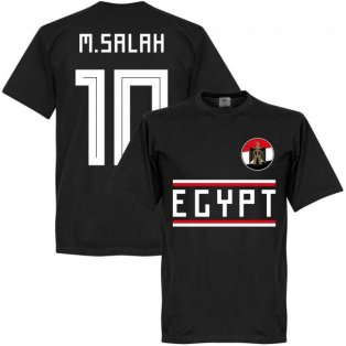 Egypt Mohammed Salah 10 Team T-Shirt - Black