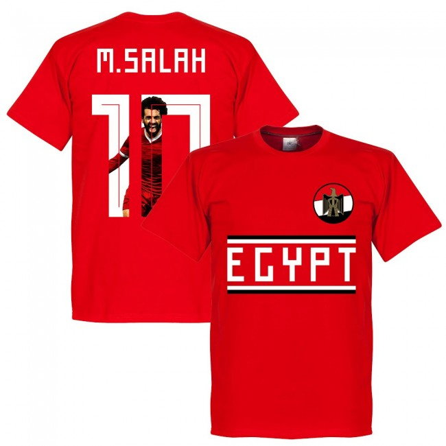 Egypt M. Salah 10 Gallery Team T-Shirt - Red