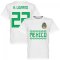 Mexico H. Lozano 22 Team T-Shirt - White