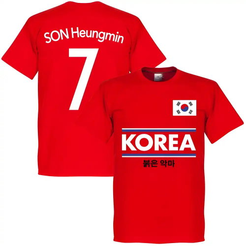 Korea Son 7 Team T-Shirt - Red