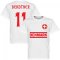 Denmark Bendtner 11 Team T-Shirt - White