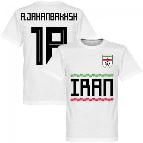 Iran A. Jahanbakhsh 18 Team T-Shirt - White
