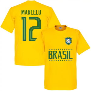 Brasil Marcelo 12 Team T-Shirt - Yellow