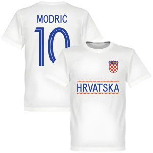 Croatia Modric 10 Team T-Shirt - White