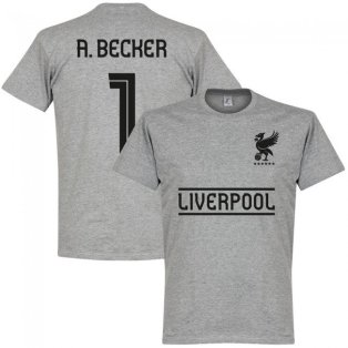 Liverpool Team A.Becker 1 T-shirt - Grey
