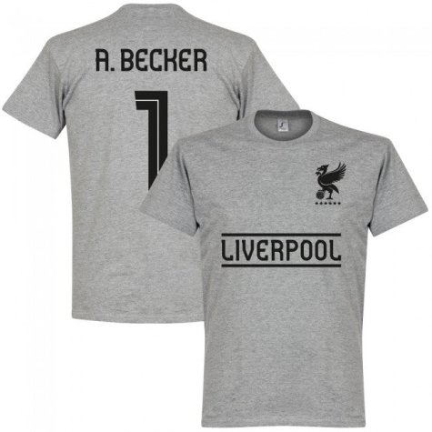Liverpool Team A.Becker 1 T-shirt - Grey