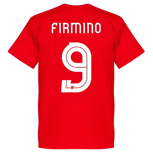 Liverpool Firmino 9 Team T-Shirt - Red
