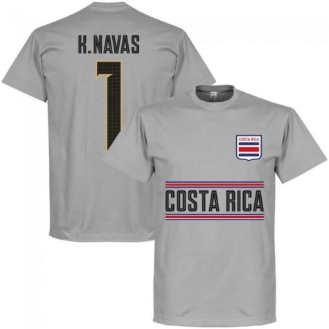 Costa Rica K. Navas 1 Team GK T-Shirt - Grey