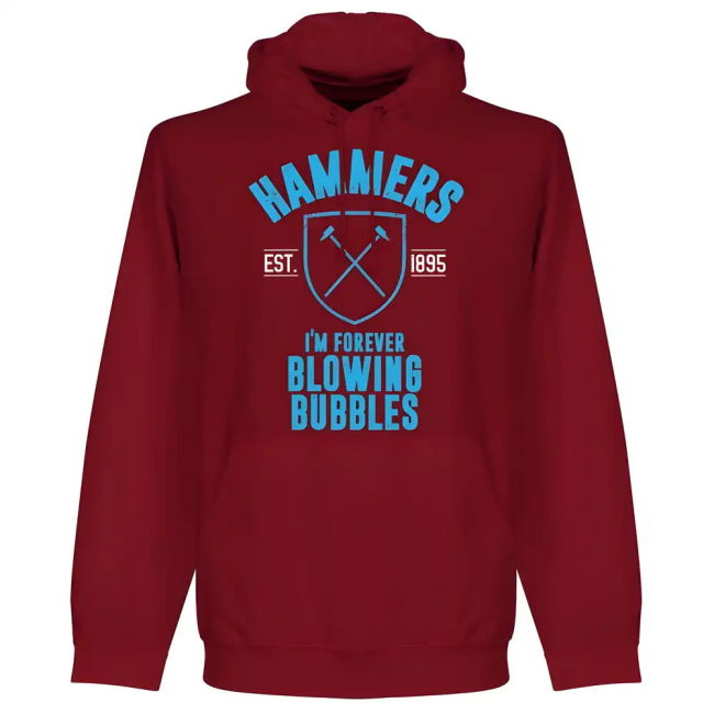 West Ham Established Hoodie - Maroon