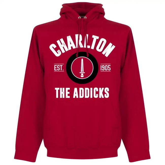 Charlton The Addicks Established Hoodie - Red