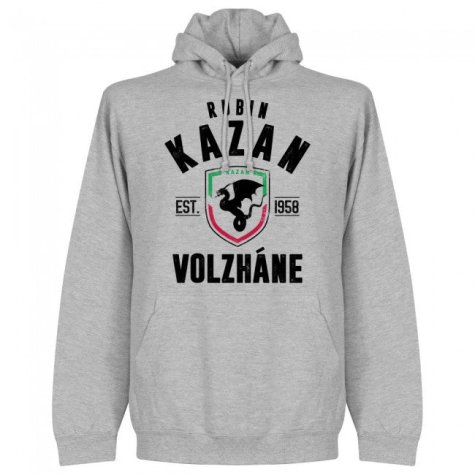 Rubin Kazan Established Hoodie - Grey