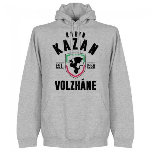 Rubin Kazan Established Hoodie - Grey