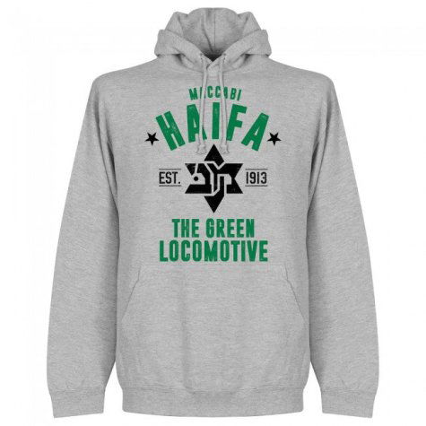 Maccabi Haifa Established Hoodie - Grey