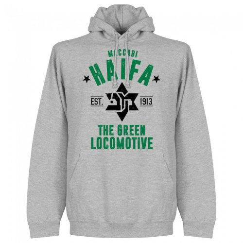 Maccabi Haifa Established Hoodie - Grey