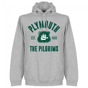 Plymouth Established Hoodie - Grey